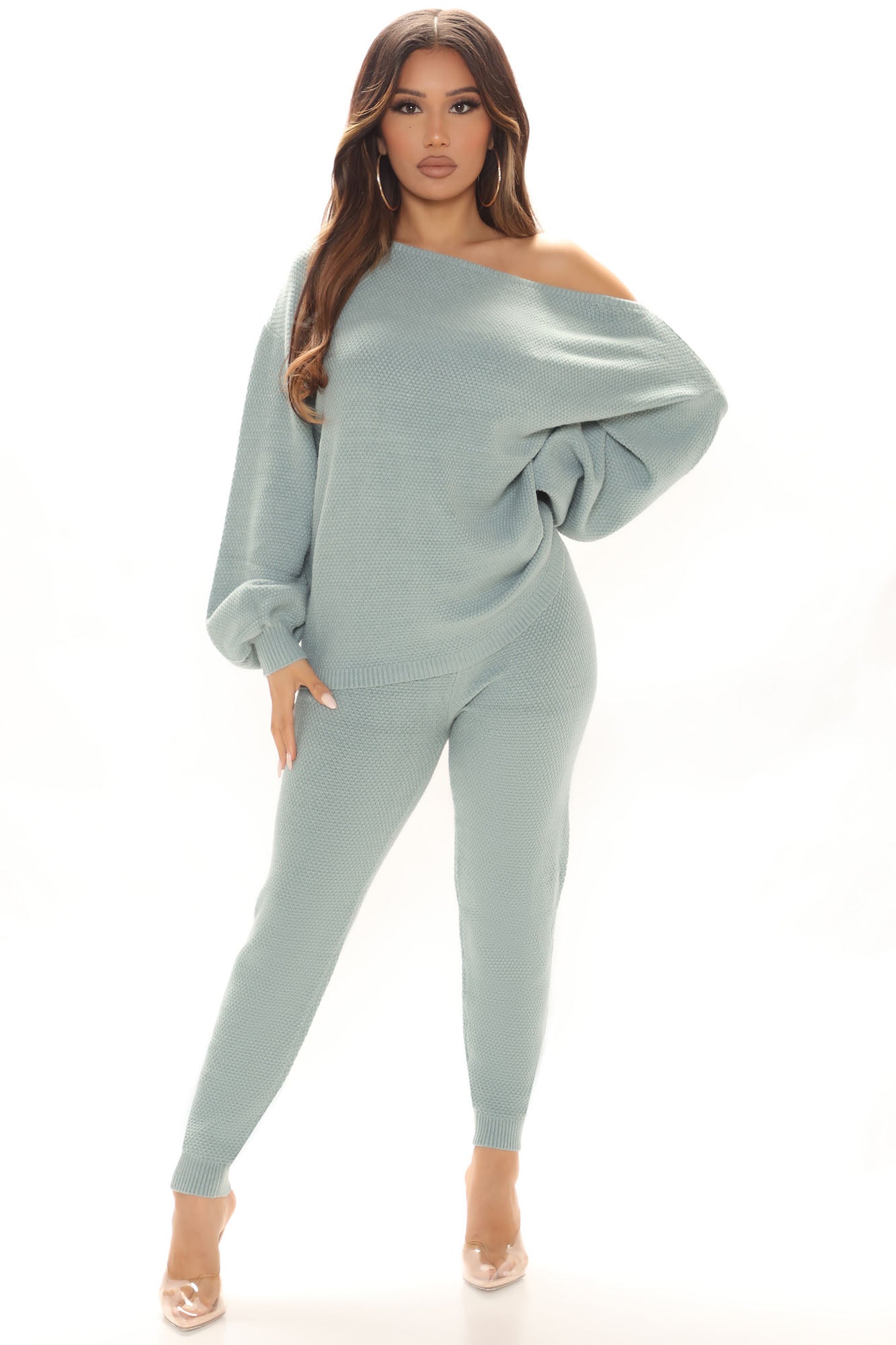 Layla Sweater Set - Sage Online Sale