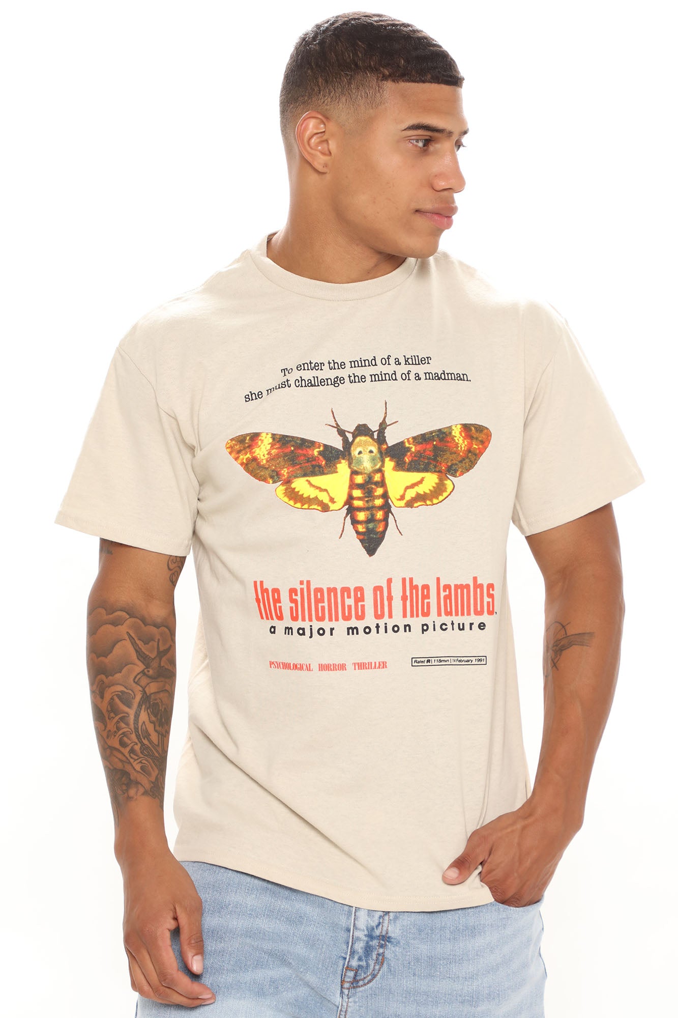 Silence Of The Lambs Short Sleeve Tee - Sand Online Sale