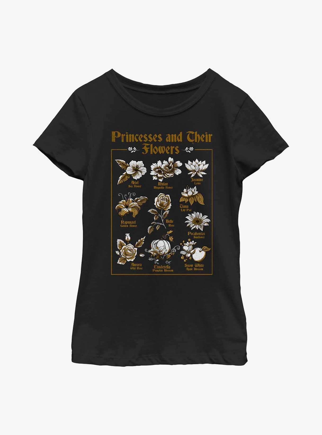 Disney Princess Princess Flowers Youth Girls T-Shirt Discount