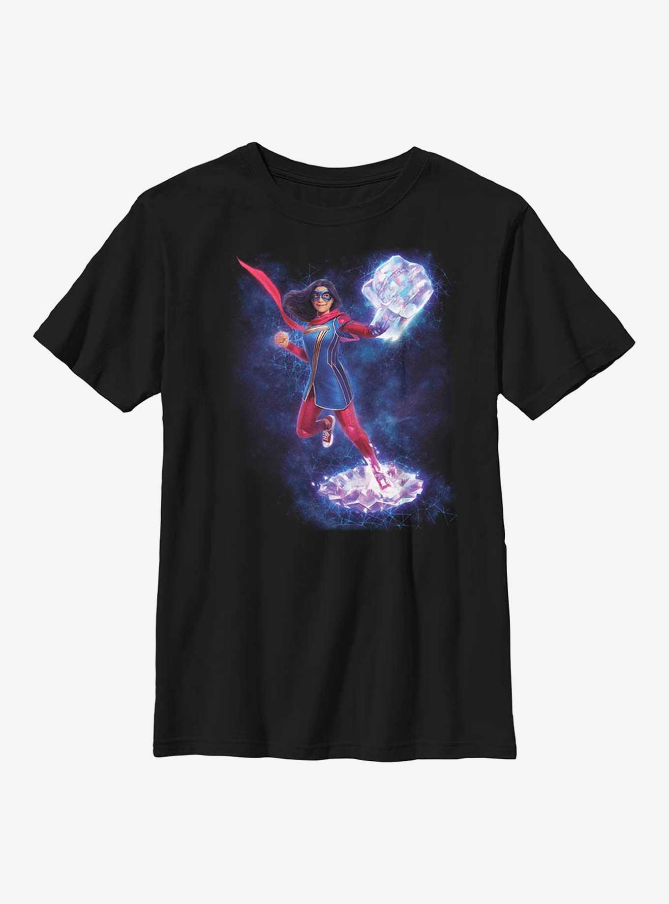 Marvel Ms. Marvel Hero Big Fist Youth T-Shirt Cheap