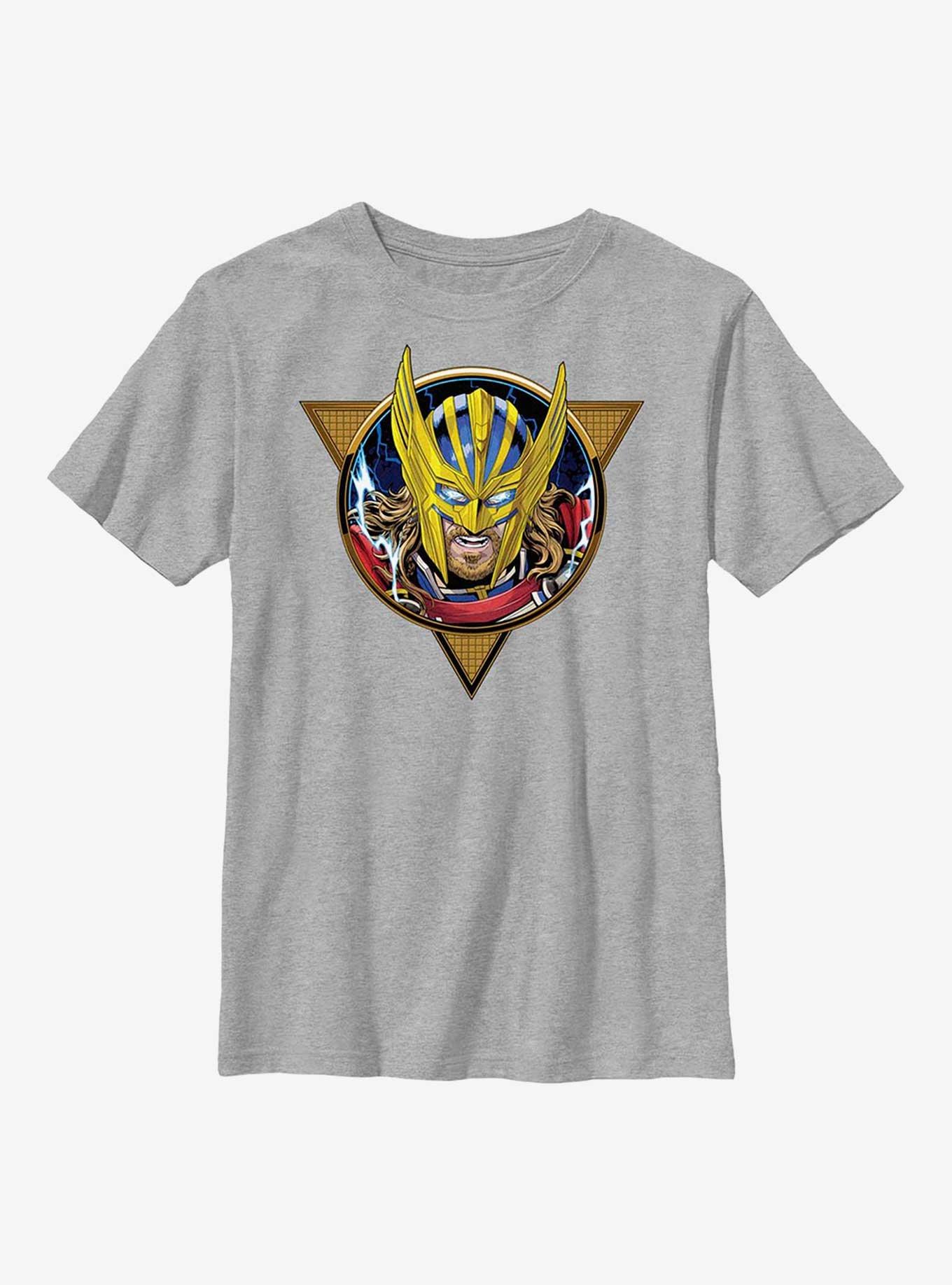 Marvel Thor: Love And Thunder Comic Badge Youth T-Shirt Trending Now!