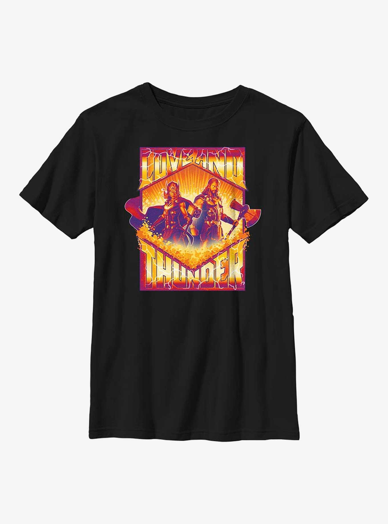 Marvel Thor: Love And Thunder Duo Badge Youth T-Shirt Trending Now!