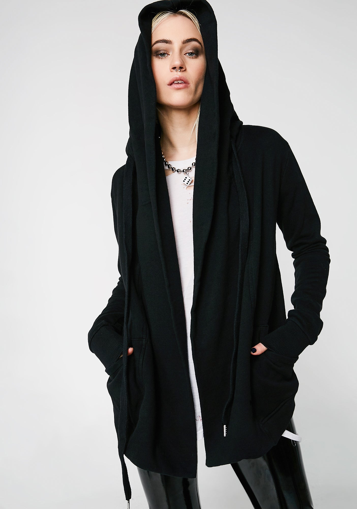 Oversized Hooded Cardigan Online Sale